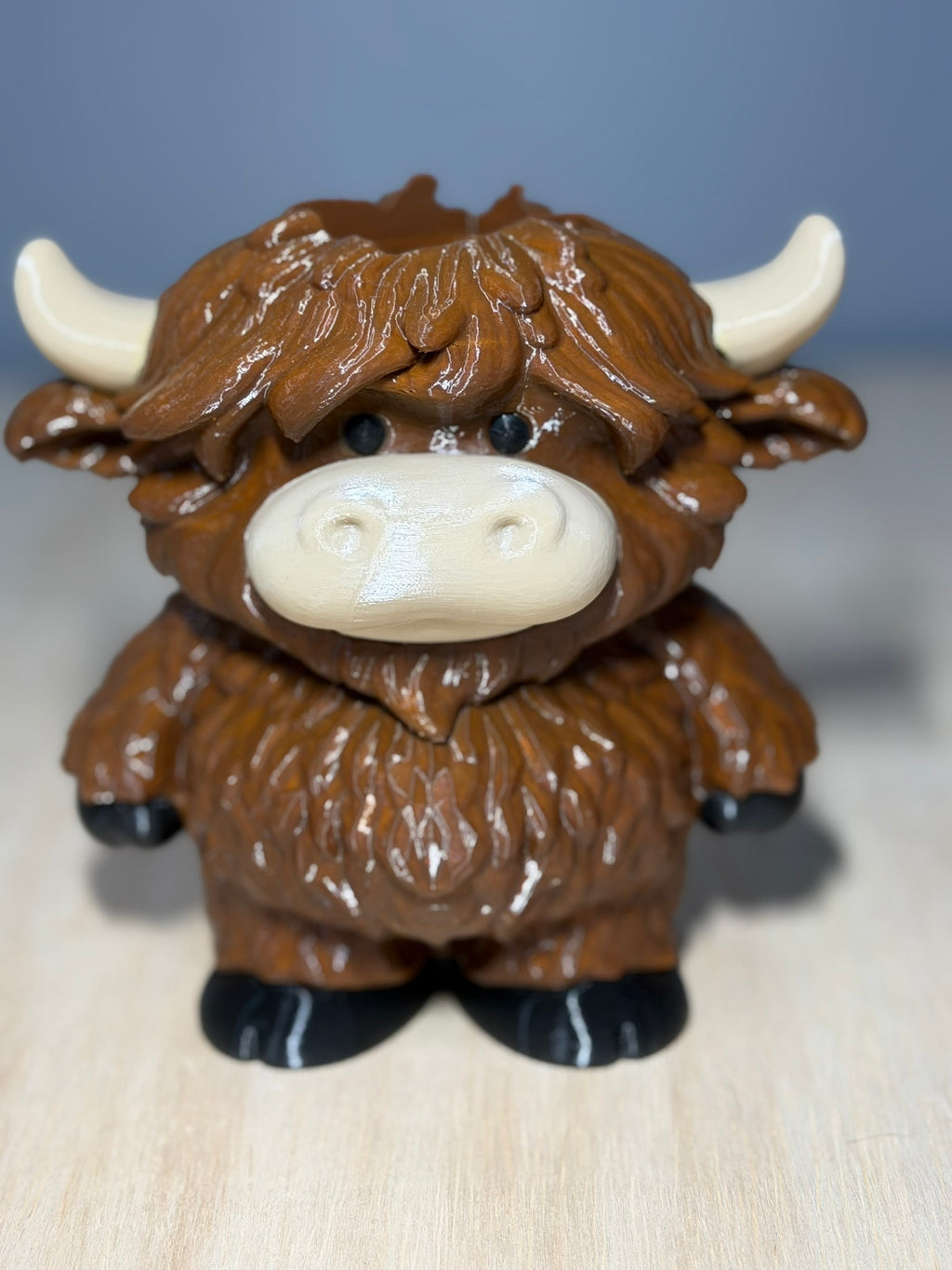 Highland Cow 3D Printed Soap Holder for Bath & Body Works Dispenser