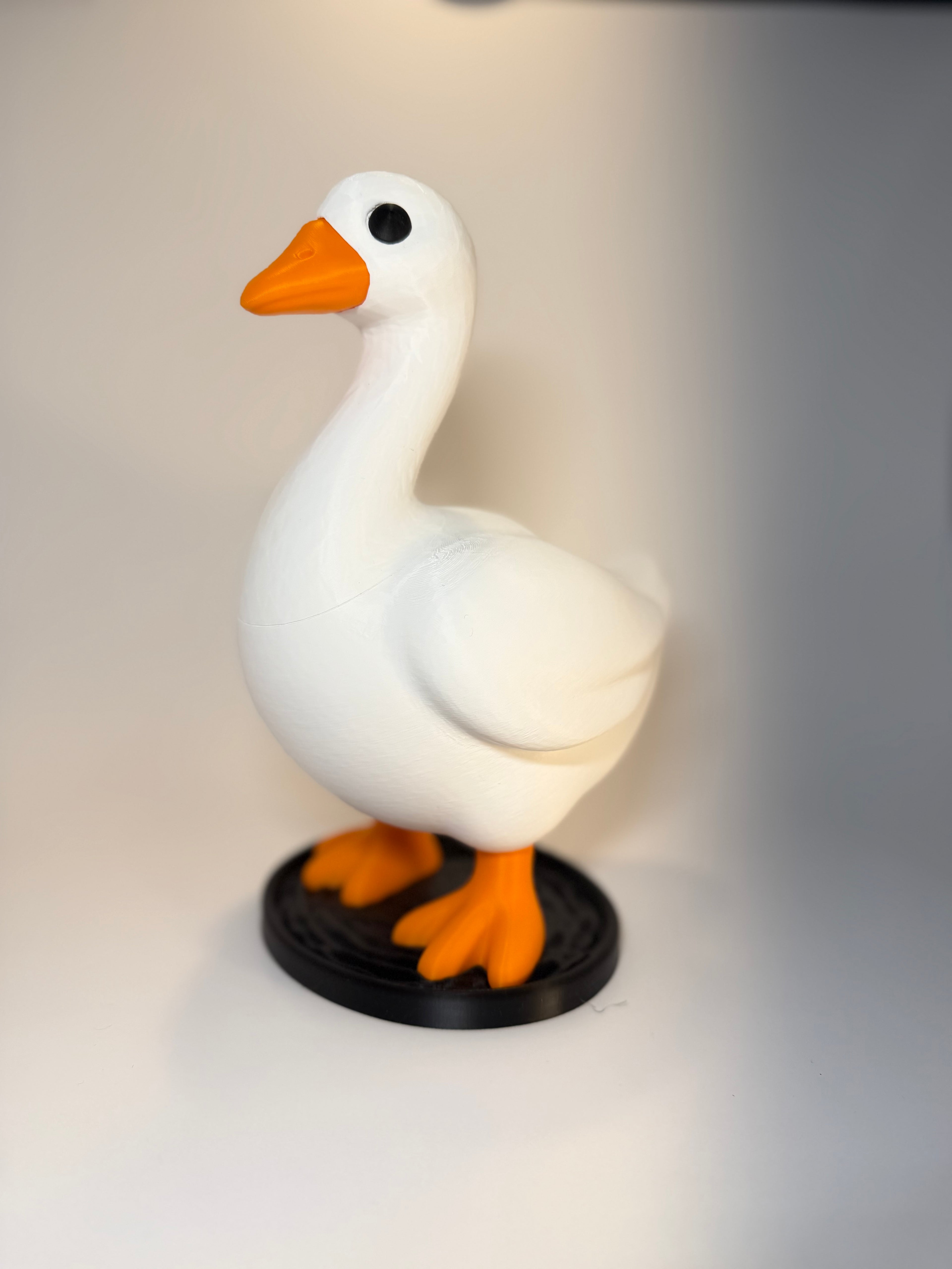 3D Printed Goose Soap Dispenser Holder | Fits Foaming Hand Soap | Cute Kitchen & Bathroom Decor | Optional Top Hat