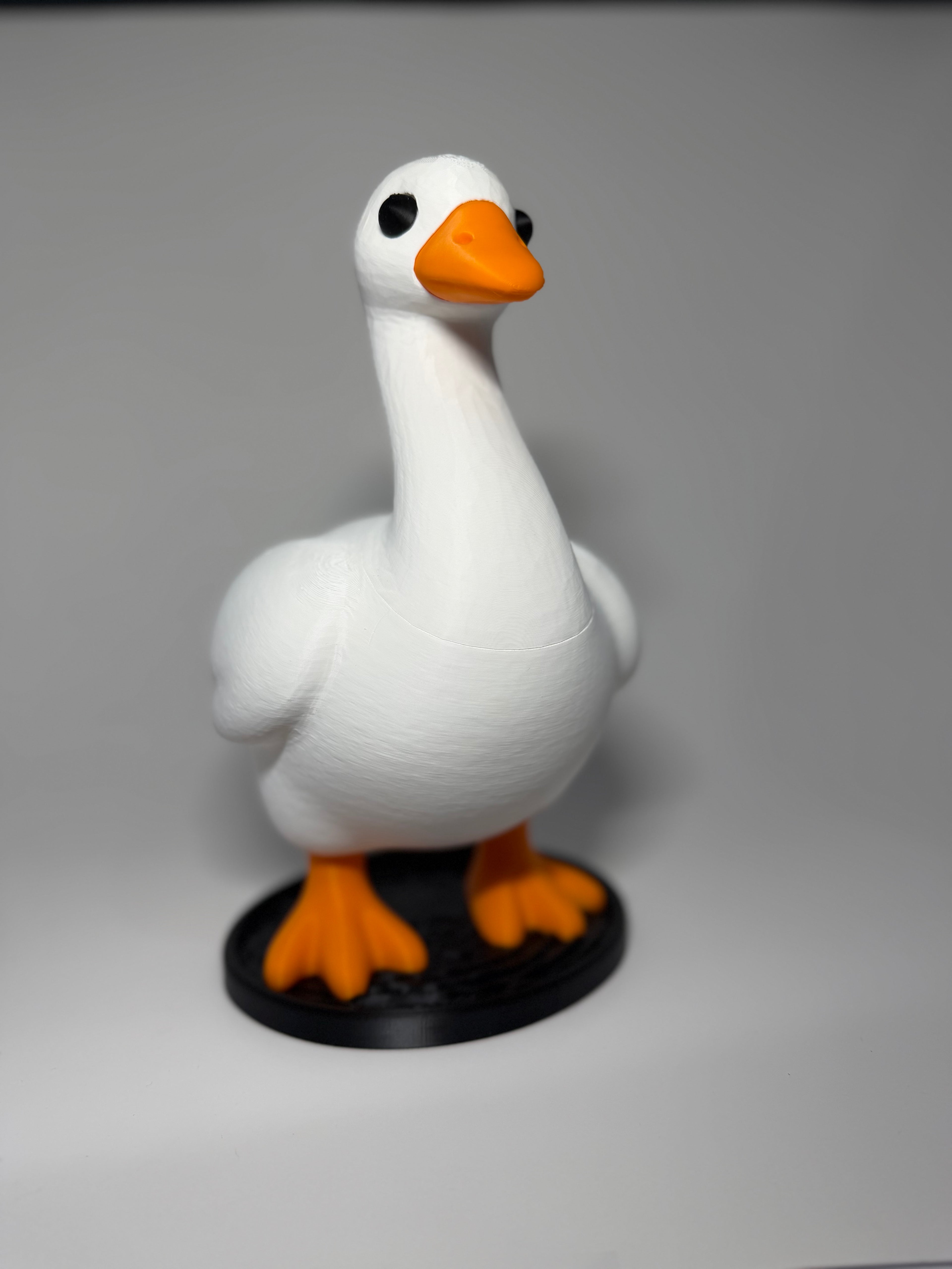 3D Printed Goose Soap Dispenser Holder | Fits Foaming Hand Soap | Cute Kitchen & Bathroom Decor | Optional Top Hat