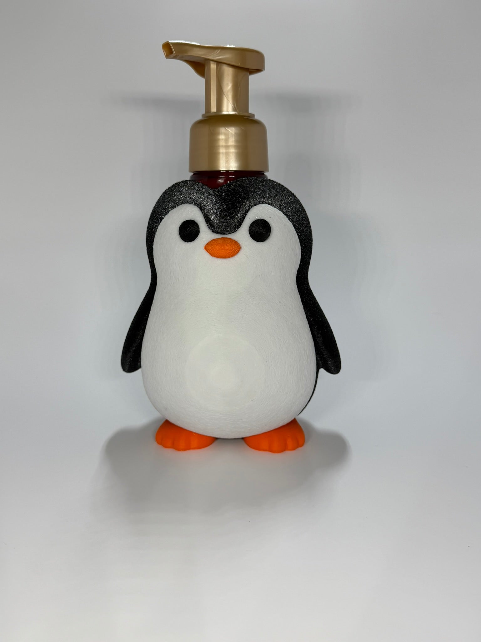 Penguin Custom 3D Printed Soap Holder for Bath and Body Works Soap Dispenser Base